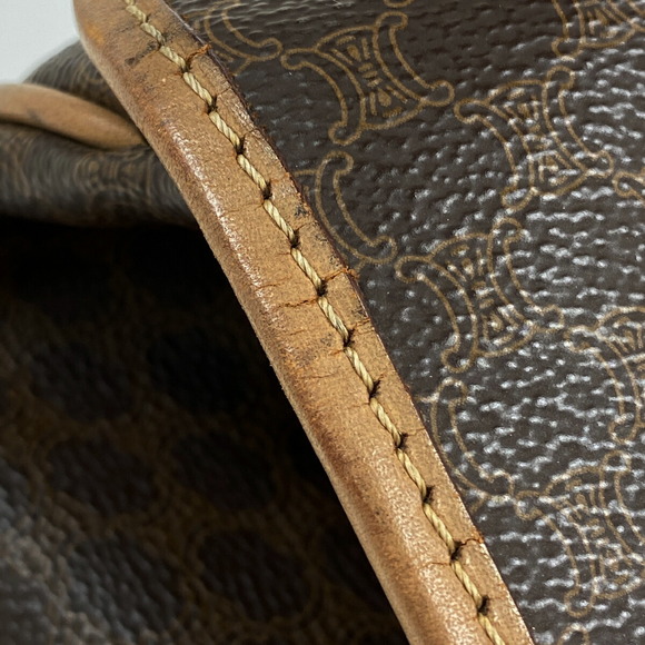 Celine Macadam Pattern All Over Canvas Handbag Brown - Picture 4 of 6